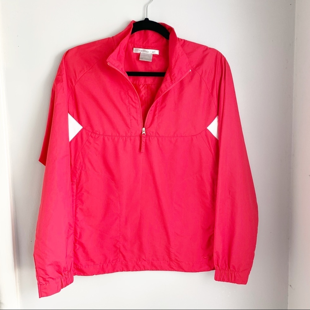 Nike - Pink Golf Half Zip Windbreaker - Medium